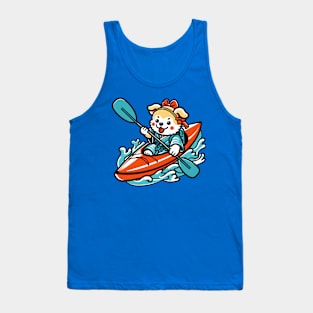 kayaking dog Tank Top